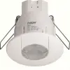 Hager EE815 Jelenlétérzékelő, gipszkartonba sülly., 360°, 2,5m-ről 7m-es figyelt ter., 1Z, 16A, 230V