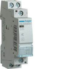 Hager ESL225SDC Csendes mágneskapcsoló, 2Z, 25A, 12V DC, moduláris villanyszerelés