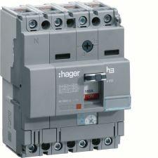 Hager HHA064H x160 TM kompakt megszakító, 4P, 63A, 25kA villanyszerelés