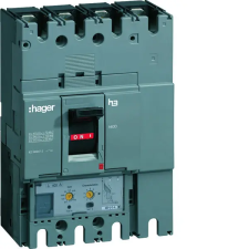 Hager HND401H Kompakt megszakító h630, 4P, 400A, 50kA, áll. LSI elektr. kioldóval villanyszerelés
