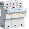 Hager Kft HAGER LS703 Biztosítós szakaszoló, L58, 3P, 22x58mm, 125A, 6M