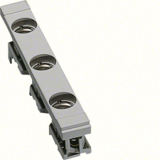 Hager L063L D02 biztosítós aljzat, 60mm-es síntávolságra, 3x35A, 16mm2 villanyszerelés