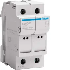 Hager LSN502 Olvadóbiztosítós szakaszoló 10,3x38 mm 2P 2M villanyszerelés
