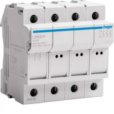 Hager LSN504 Olvadóbiztosítós szakaszoló 10,3x38 mm 4 M 3P+N villanyszerelés