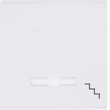 Hager Lumina WL6130 fehér előlap lépcsőjellel jelzőfényes nyomogombokhoz villanyszerelés