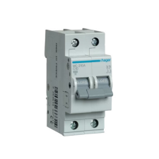 Hager MC210A Kismegszakító 2P, C-10A, 6kA/10kA, 2M villanyszerelés