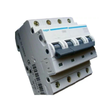 Hager NB406A Kismegszakító 4P, B-6A, 10kA, 4M villanyszerelés