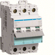 Hager NBN325 Kismegszakító 3P, B-25A, 10kA, 3M villanyszerelés
