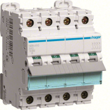 Hager NBN410 Kismegszakító 4P, B-10A, 10kA, 4M villanyszerelés