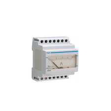 Hager SM600 Analóg ampermérő, 1 fázisú, áramváltós mérés, 600A-ig, moduláris mérőműszer