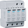  Hager SPB413 túlfeszültség levezető (cserélhető betétes) 4 pólus, C (T2) fokozatú, TT/TNS 230/400 V/40kA