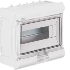 Hager VE110SN Vector elosztó, IP65, 10 modul, UV álló. 210x237x114mm villanyszerelés
