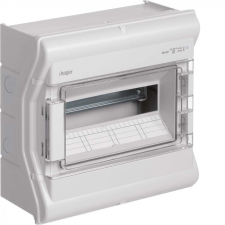 Hager VE112PN Vector UV-álló elosztó, IPx5, 12 modul, 302x310x151mm villanyszerelés