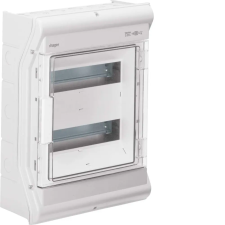 Hager VE212PN Vector elosztó, IP65, 24 modul, UV álló, kikönnyített kábelbevezetéssel. 427x310x151mm villanyszerelés
