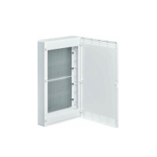 Hager VS418PZF Multimédia golf kiselosztó, falon kívüli, teli ajtó, 646,5x389,5x98,5mm villanyszerelés