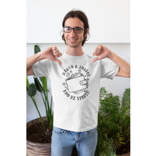  Hagyd a tojást fehér póló egyedi ajándék