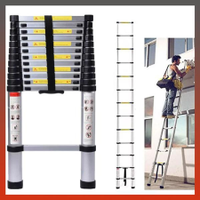 Haina HB-6391 Teleszkópos Alumínium Létra, 6.2 m létra és állvány