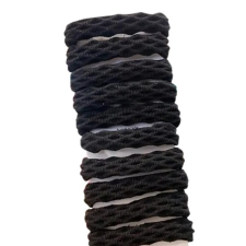  Hair Power csavart hajgumi, fekete HGVCS003 hajdísz