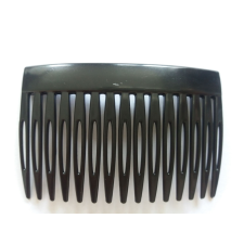 Hair Power dupla fogú fekete oldalfésű, 7 cm fésű