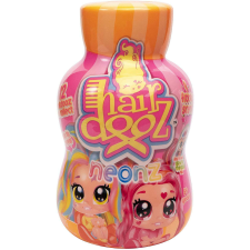  Hairdooz mini baba, kiegészítőkkel, Neonz baba