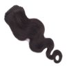 HairExtensionShop Csatos Hullámos Emberi Póthaj Natúr Barna Színben 50cm Body Wave (Szín #2)