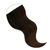 HairExtensionShop Damilos Flip-In Emberi Póthaj Natúr Barna Színben 50cm (Szín #2)