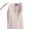 HairExtensionShop Lófarok Copf Emberi Póthaj Platinaszőke Színben 50cm (Szín#613)