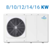 Hajdu MONOBLOCK hőszivattyú HPAW-16, +7 fokban 16 kW fűtőteljesítmény, 3 fázis (3x16A), 68 dB, COP: 3.50
