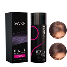 Hajépítő szálak, ritkás hajhoz, hajhiány miatt, alopecia, Sevich, vöröses, 25g hajápoló szer