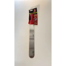  Hajlított kenőkés,erős kivitel,piros nyéllel 40 cm sütés és főzés