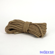  Hajókötél 15m x 6mm - Natúr dekorációs kellék