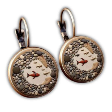  Halacskás fülbevaló nyaklánc