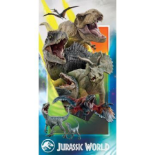 Halantex Jurassic world: dinoszauruszok fürd&#337;leped&#337; 70 x 140 cm lakástextília