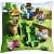 Halantex Minecraft: kúszónövények harca díszpárna - 40 x 40 cm