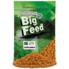 Haldorádó Big Feed - C6 Pellet - Csípős Barack csali