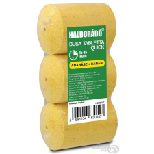 HALDORÁDÓ Busa tabletta Quick - Ananász + banán 200g 3db bojli, aroma