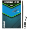 Haldorádó Haldorádó Kwik Change 5+5 Set Short - extra gyors horogelőke kapocs + gumikúp, rövid