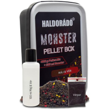  Haldorádó MONSTER Pellet Box - Máj &amp; Vér 400g bojli, aroma