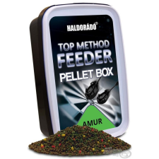  HALDORÁDÓ Top Method Feeder Pellet Box - AMUR 400g bojli, aroma