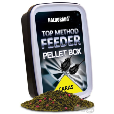  HALDORÁDÓ Top Method Feeder Pellet Box - CARAS 400g bojli, aroma