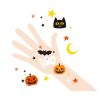  Halloween Boo tetkó 5 db-os
