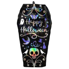  Halloween Coffin fólia lufi 68 cm party kellék