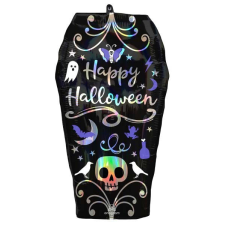 Halloween Coffin, Koporsó fólia lufi 68 cm party kellék