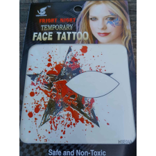  Halloween Farsang szemkörnyék, arc tetoválás testmatrica arcmatrica CSILLAGOS jelmez