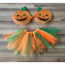 Halloween farsangi Tök tündér jelmez lány jelmez szoknya és tök szárny jelmez