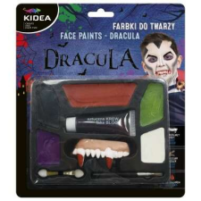Halloween festménykészlet gyermekarcra, Kidea, sokszínű, Drakula fogakkal arcfesték