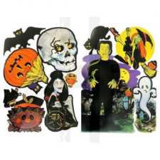  HALLOWEEN FÜGGŐ DEKOR - 11 DB/CS party kellék