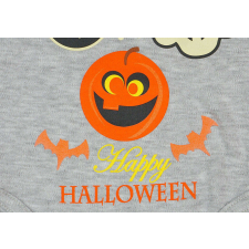 Halloween hosszú ujjú baba body szürke kombidressz, body