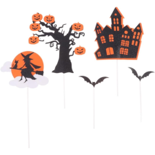 Halloween-i torta beszúró, torta dekoráció-5 db sütés, főzés