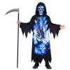 Halloween Kaszás Neon jelmez 3-4 év